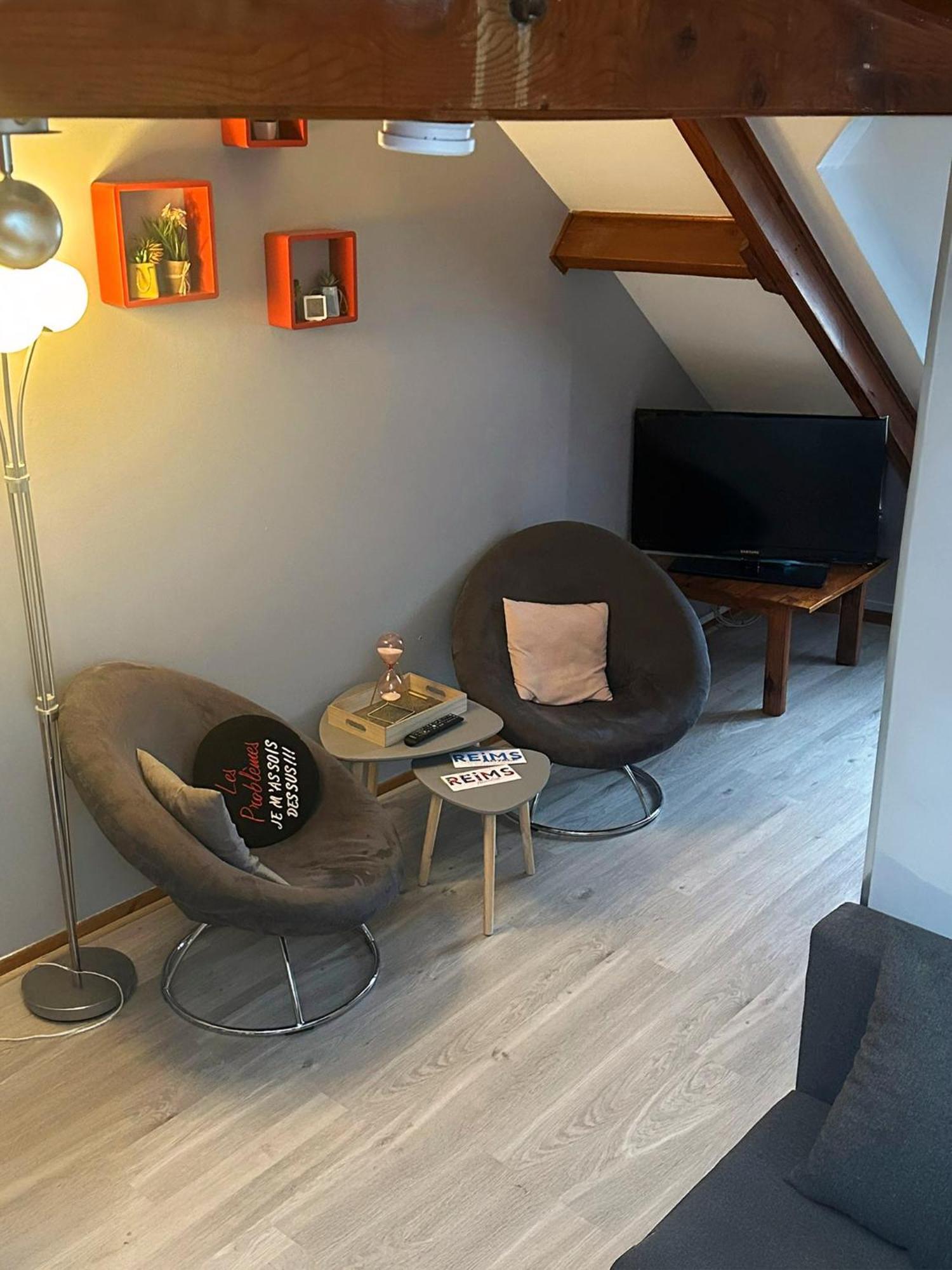 Elegance & Confort - Appart Pres Caves Au Coeur De Reims Exterior foto